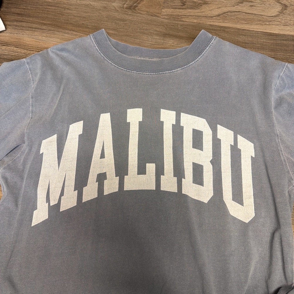 PacSun Gray 'Malibu' Graphic Tee
